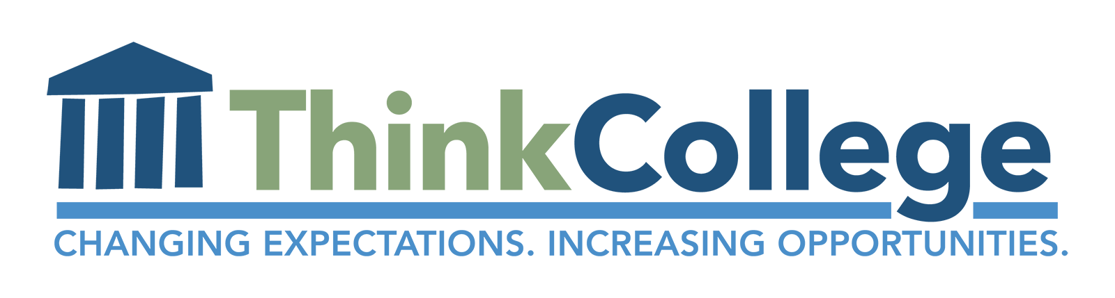 Think College logo graphic