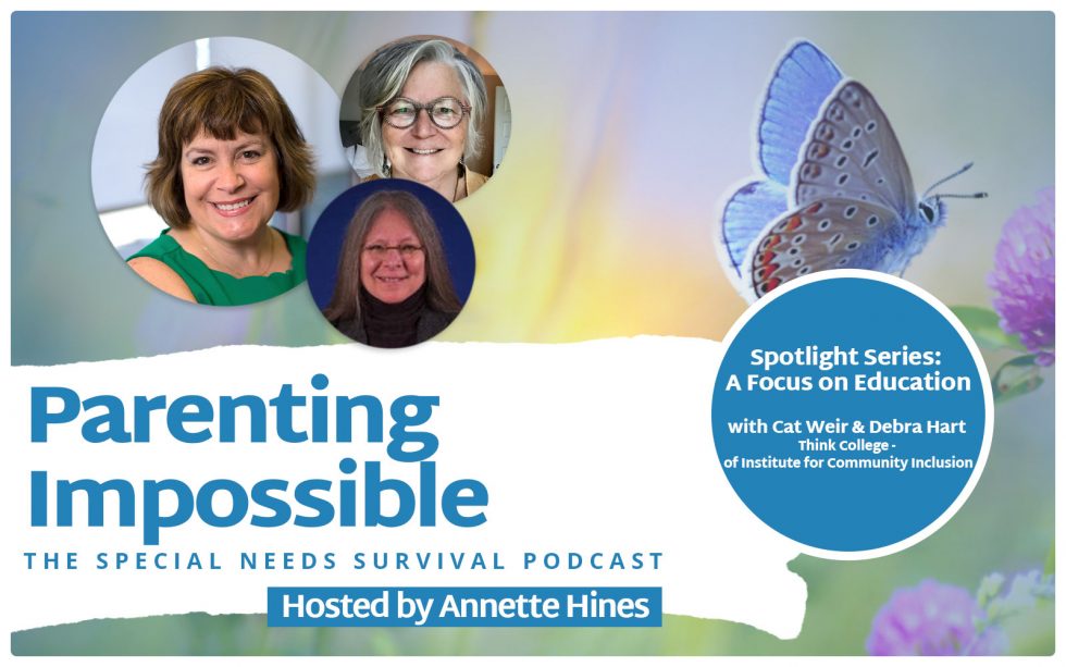 The special needs survival podcast profile images of three women