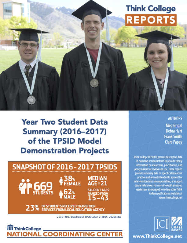 Cover page of 2016-17 annual report student data summary