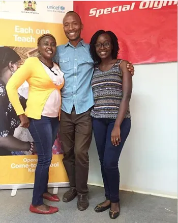 ADA Fellows Susan Masila, Martin Kavua, and Maria Omare in Nairobi, Kenya