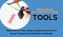 Program Accreditation Tools 