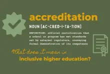 dictionary definiton of the word accreditation