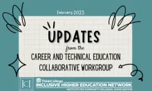 Updates from the CTE Workgroup February 2023