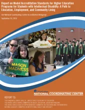 cover of Accreditation Report to Congress