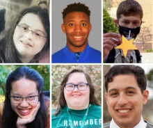 Headshots of the 6 students who were interviewed