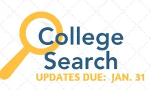 College Search Updates Due January 31 