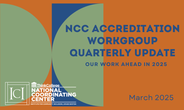 Accreditation Workgroup Quarterly Update March 2025