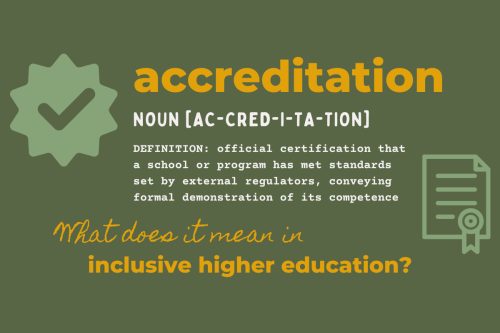 dictionary definiton of the word accreditation