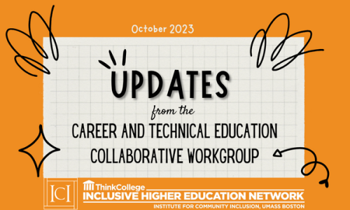 Updates CTE Workgroup October 2023
