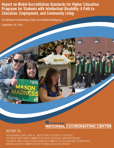 cover of Accreditation Report to Congress