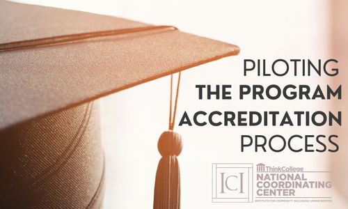 Piloting the Program Accreditation Process